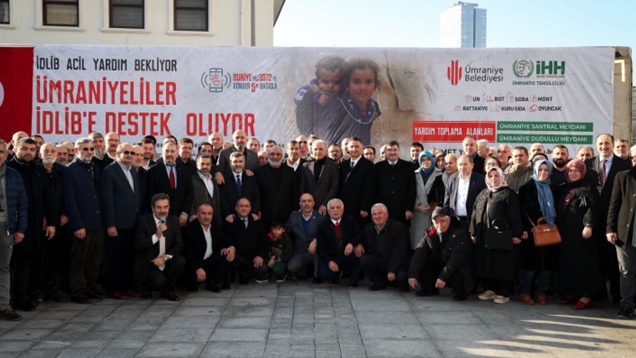 Ümraniye'den İdlib'e Destek Kampanyası