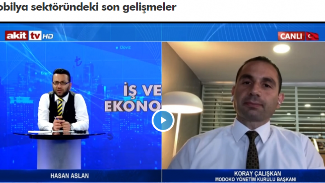 Modoko Yönetim Kurulu Başkanı Koray Çalışkan Mobilya Sektörüne Dair Önemli Açıklamalarda Bulundu