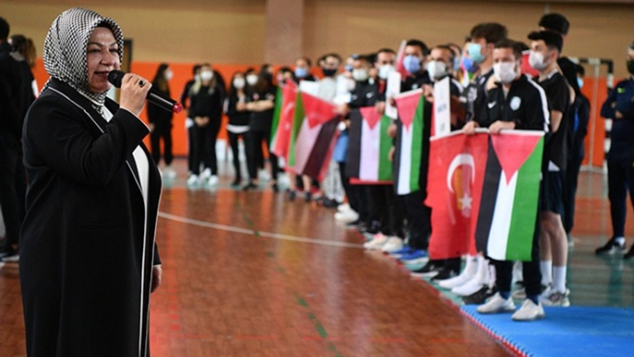 Sancaktepe olimpiyatlara hazırlanan Filistinli sporcuları misafir etti