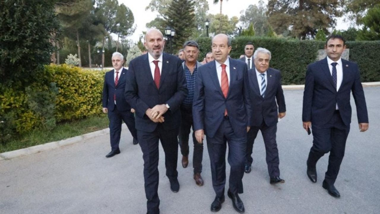 İstanbul Muhtarlar Federasyonu KKTC'nin Kuruluşunun 38. Yıl Dönümünde Törenlere Katıldı