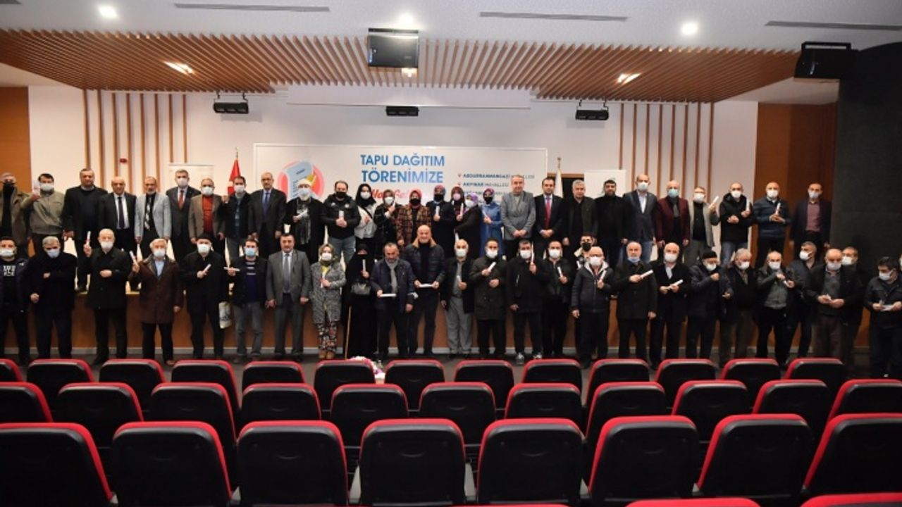 Sancaktepe'de 93 Tapu Daha Sahibine Kavuştu
