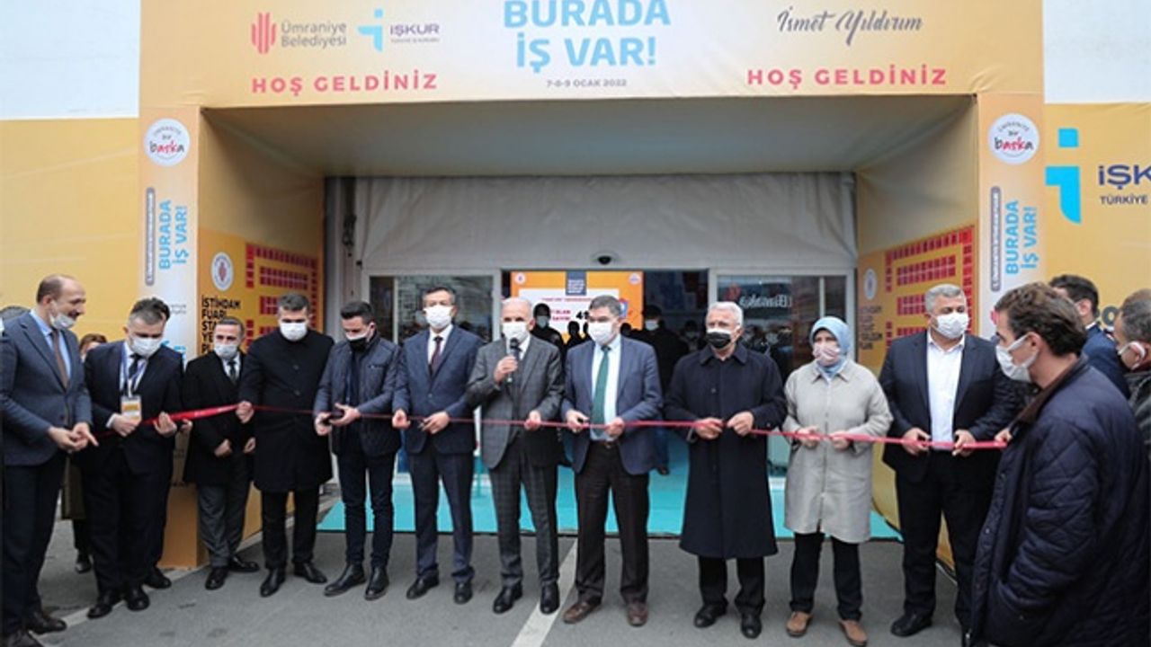 1. Ümraniye İstihdam Fuarı Kapılarını Açtı