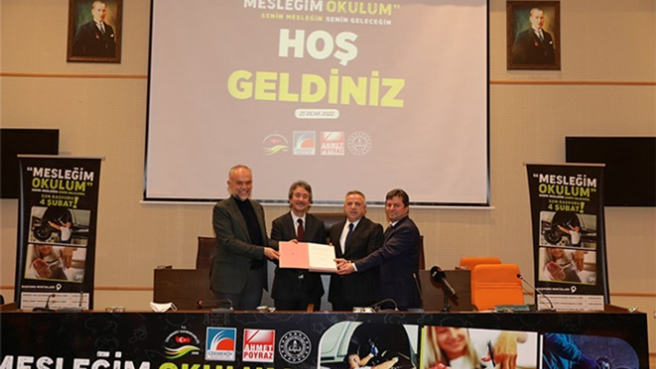 Mesleğim Okulum Projesi İçin İmzalar Atıldı