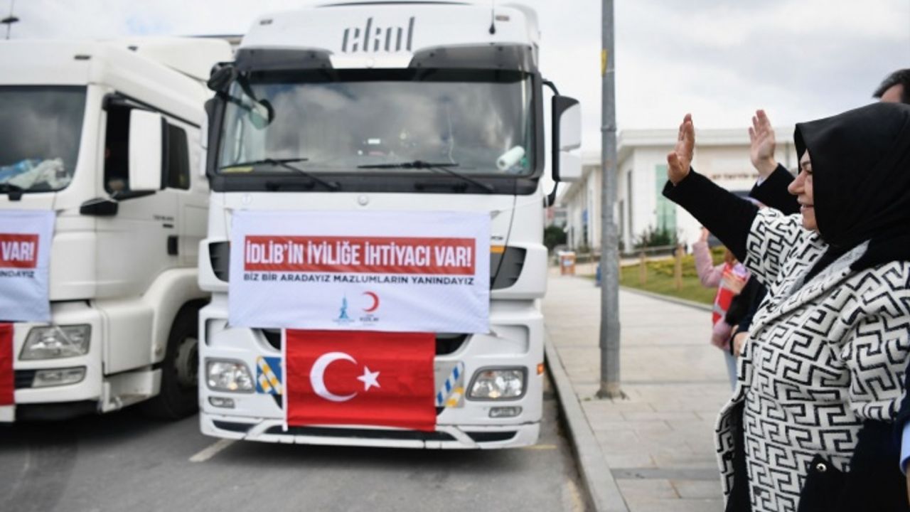 Sancaktepe Belediyesi’nden İdlib’e İnsani Yardım Tırı