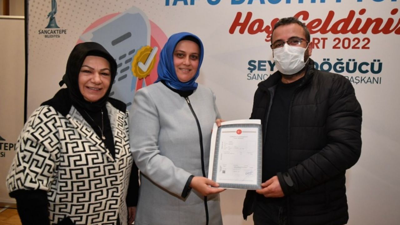 Sancaktepe'de 106 Aile Daha Tapularına Kavuştu!
