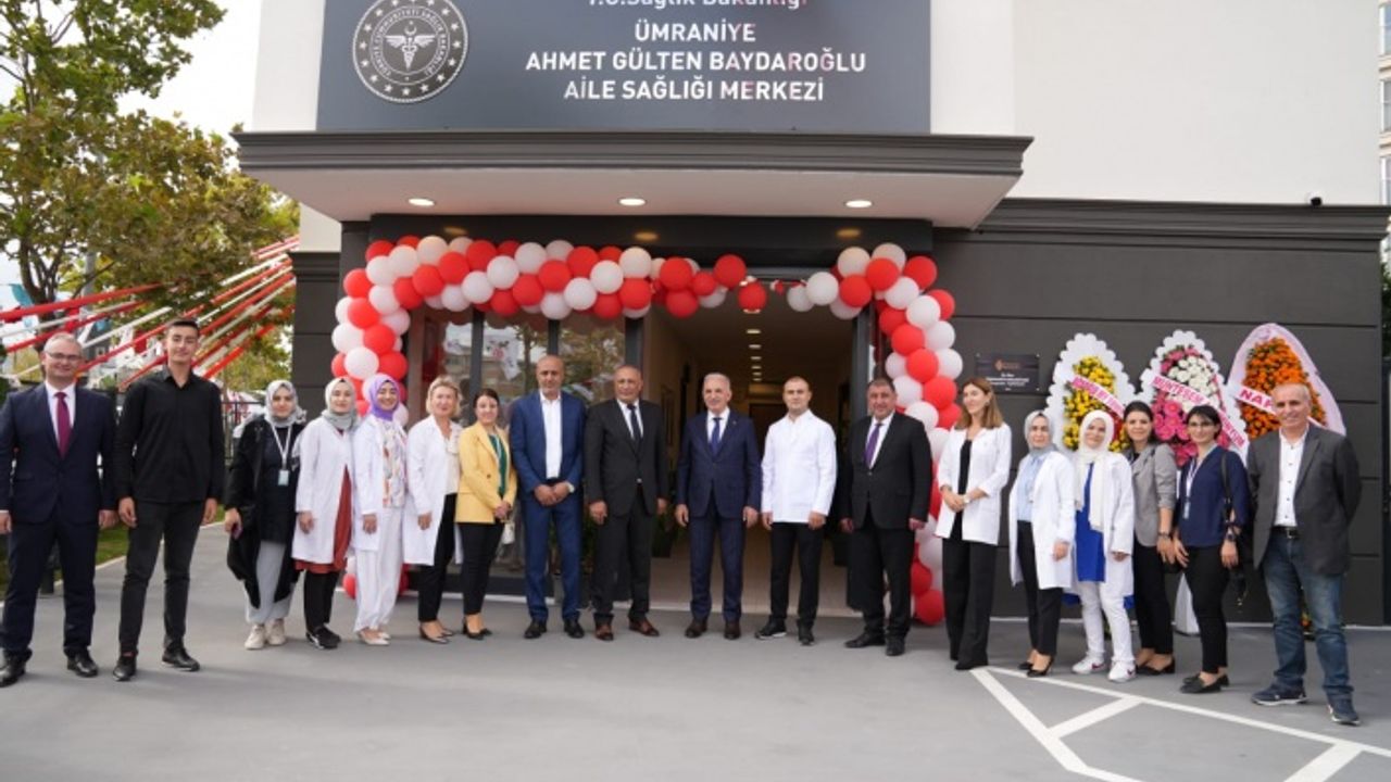 ÜMRANİYE BELEDİYESİ'NDEN İLÇEYE DEV BİR SAĞLIK MERKEZİ DAHA