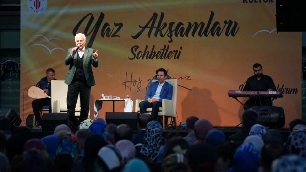 ÜMRANİYE ‘YAZ AKŞAMLARI SOHBETLERİ’NİN KONUKLARI NİHAT HATİPOĞLU VE ABDURRAHMAN ÖNÜL