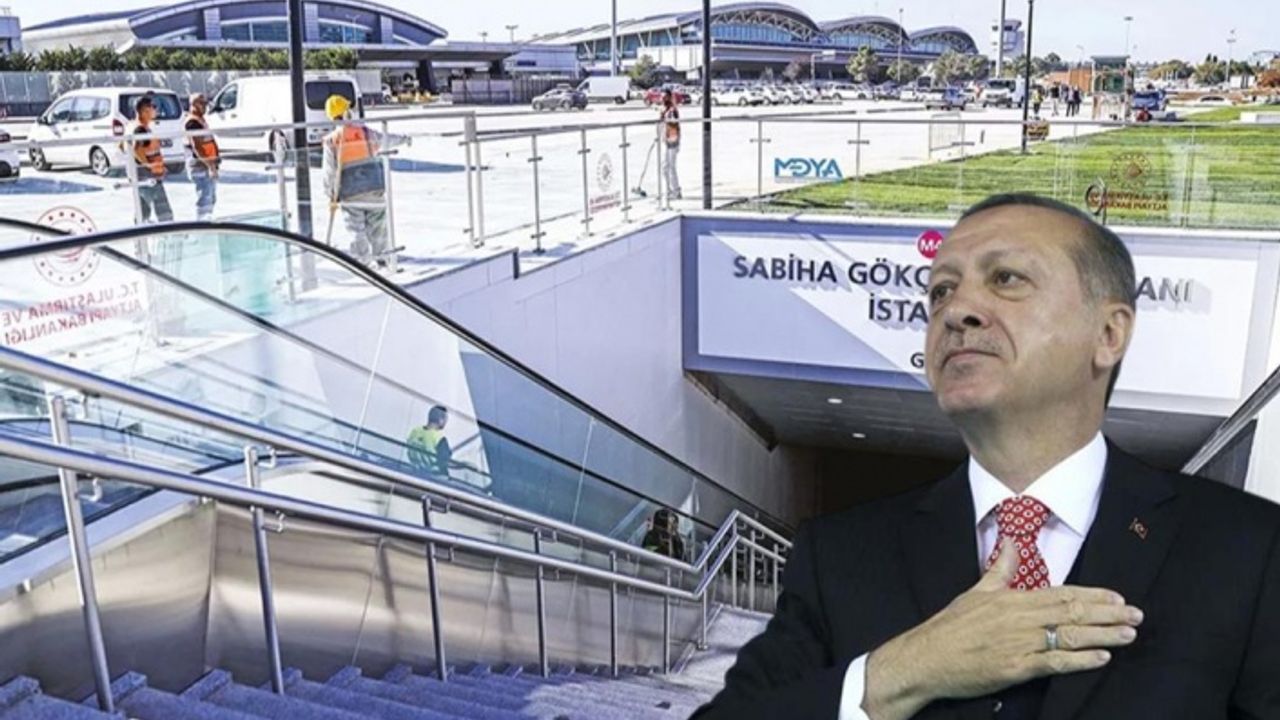 PENDİK-SABİHA GÖKÇEN HAVAALANI METROSU BUGÜN AÇILIYOR