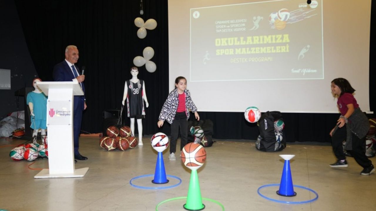 ÜMRANİYE BELEDİYESİ SPORA DESTEK OLMAYA DEVAM EDİYOR