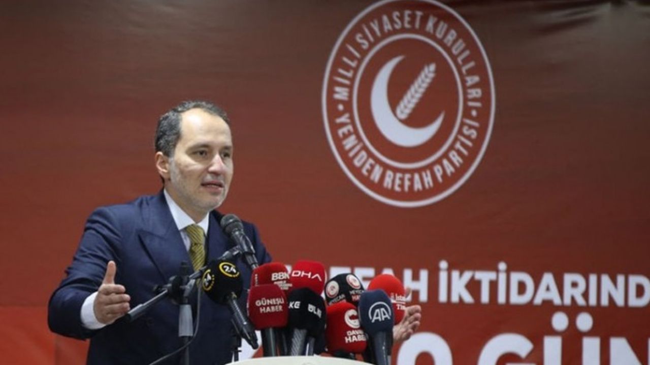 YENİDEN REFAH PARTİSİ GENEL BAŞKANI FATİH ERBAKAN, 'İLK 100 GÜN İCRAAT PROGRAMI'NI AÇIKLADI