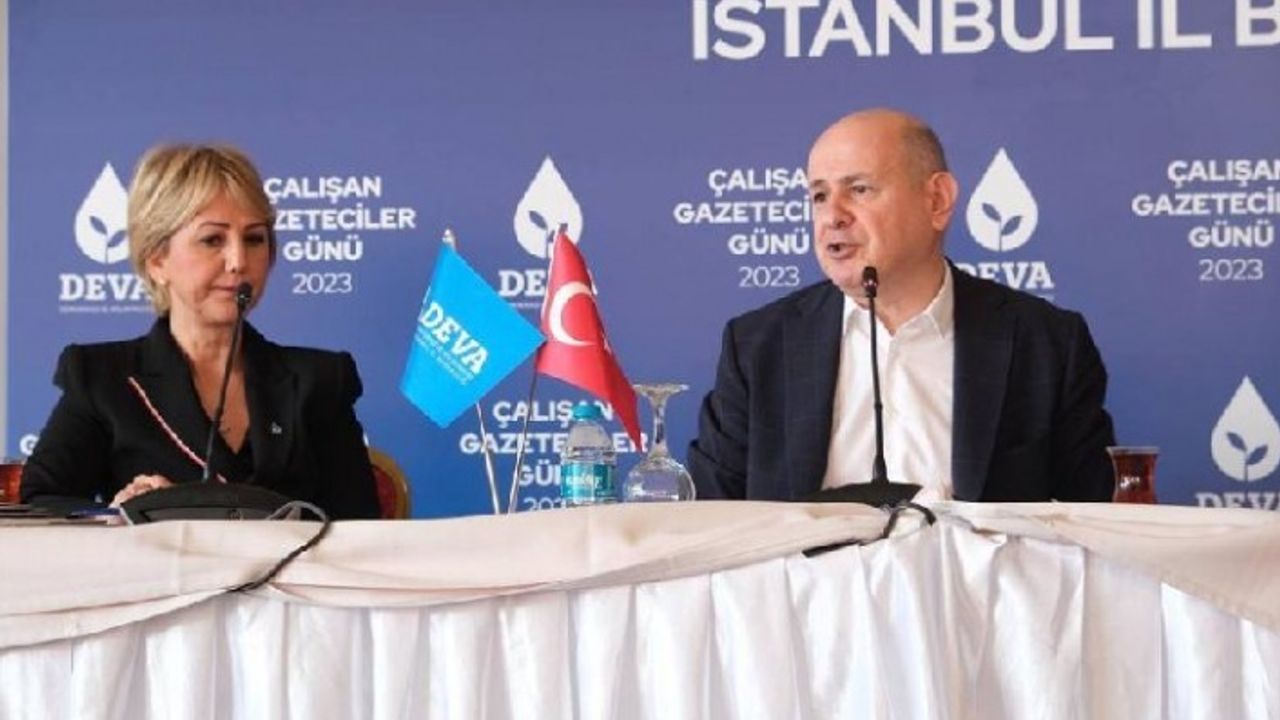 DEVA PARTİSİ İSTANBUL İL BAŞKANI BASIN MENSUPLARIYLA BİR ARAYA GELDİ