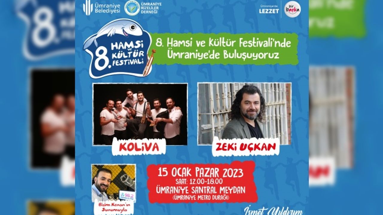 Ümraniye'de 8. Hamsi Festivali Başlıyor
