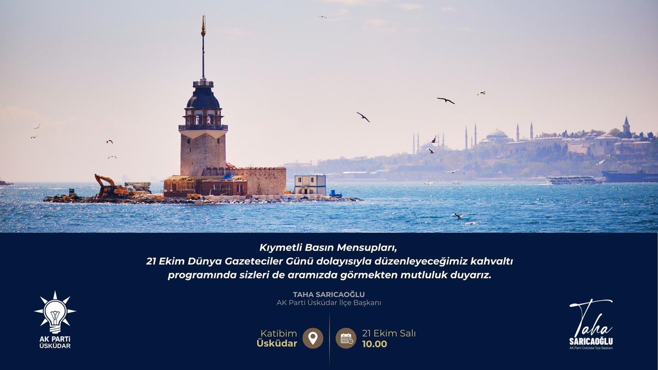 Ak Parti Üsküdar’dan Basın Mensuplarına Kahvaltı Programı