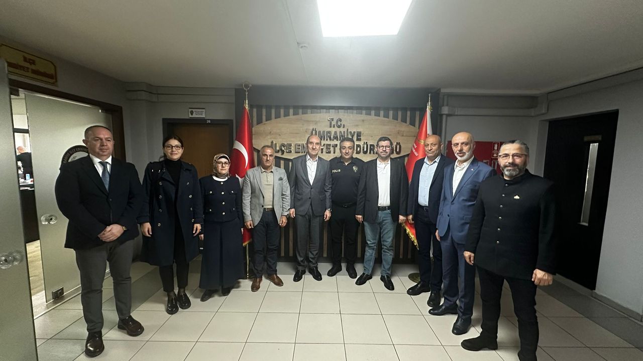 Ümraniye Kent Konseyi’nden Yeni İlçe Emniyet Müdürüne Ziyaret