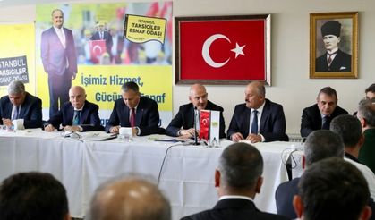 İÇİŞLERİ BAKANI SOYLU İSTANBUL’DAKİ TAKSİCİ ESNAFI İLE BULUŞTU