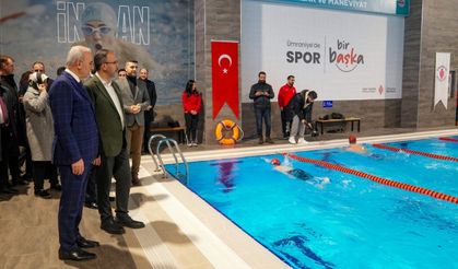 ÜMRANİYE BELEDİYESİNDEN DEV HİZMET! BİROL HAYAL YARI OLİMPİK YÜZME HAVUZU HİZMETE AÇILDI