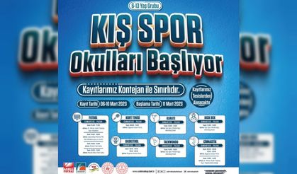 ÇEKMEKÖY BELEDİYESİ KIŞ SPOR OKULLARI KAYITLARI BAŞLADI