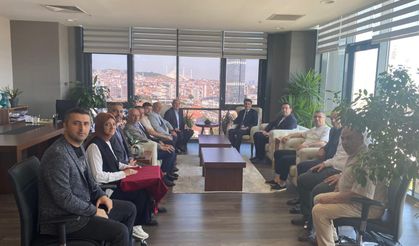 Ümraniye Kent Konseyi Yönetiminden Ümraniye Kaymakamı Abdülaziz Aydın'a Ziyaret