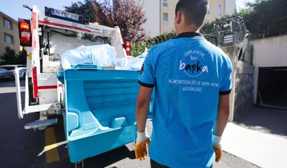 Ümraniye'de Günlük 50 Ton Karışık Ambalaj Toplanıyor