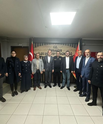 Ümraniye Kent Konseyi’nden Yeni İlçe Emniyet Müdürüne Ziyaret