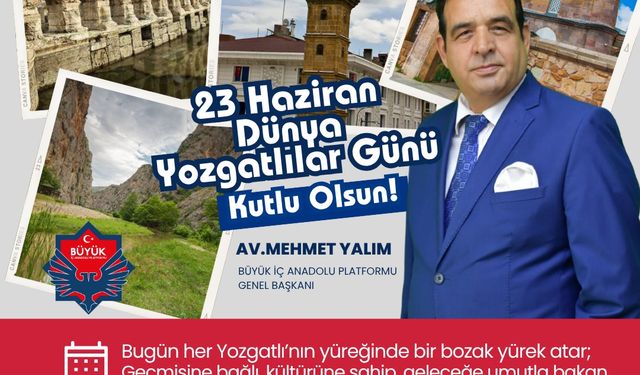 “Yozgatlı olmak, Bozoklu olmaktır” – Dünya Yozgatlılar Günü Kutlandı