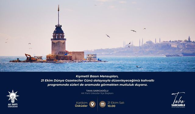 Ak Parti Üsküdar’dan Basın Mensuplarına Kahvaltı Programı