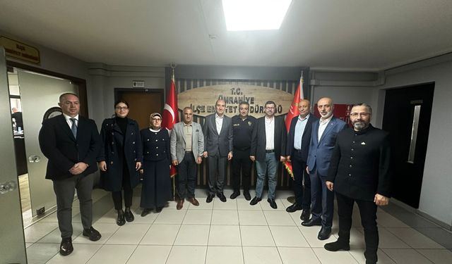 Ümraniye Kent Konseyi’nden Yeni İlçe Emniyet Müdürüne Ziyaret