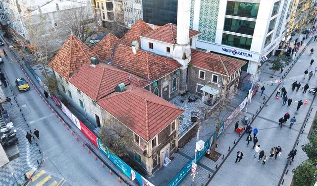 Cevherağa Camii Aslına Uygun Şekilde Yeniden İnşa Ediliyor