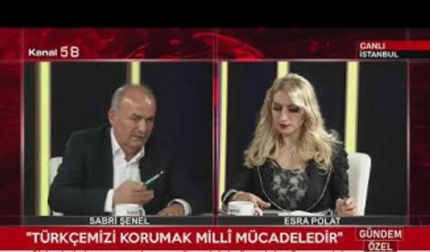 Eğitimci Sabri Şenel Kanal 58 tv’den Esra Polat’a çarpıcı açıklamalarda bulundu