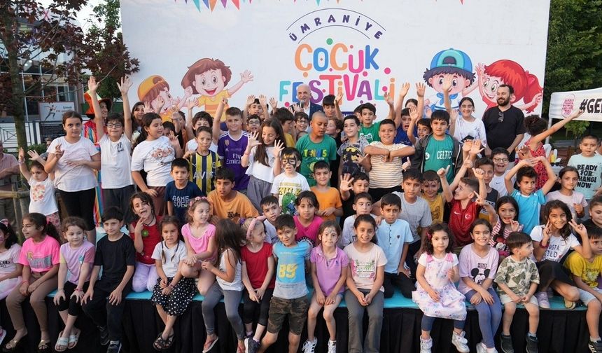 Ümraniye'de Çocuk Festivali Coşkusu Sürüyor