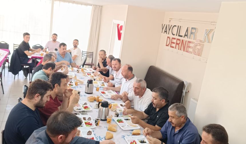 Yaycılar Derneği birlik ve beraberlik mesajı verdi