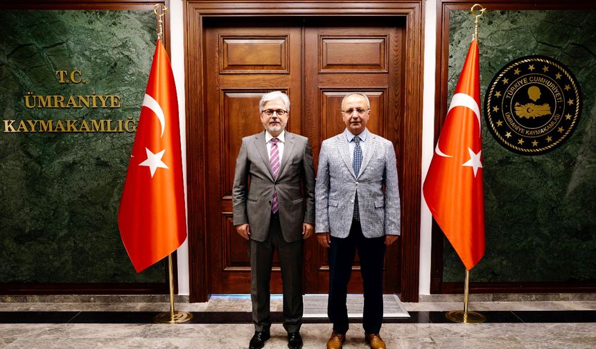Milli Eğitim Bakan Yardımcısı’ndan Ümraniye Kaymakamlığı’na Anlamlı Ziyaret