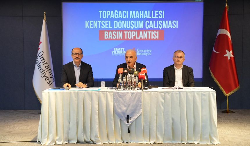 Ümraniye Belediye Başkanı İsmet Yıldırım’dan kentsel dönüşüm mesajı: "Önce insan"