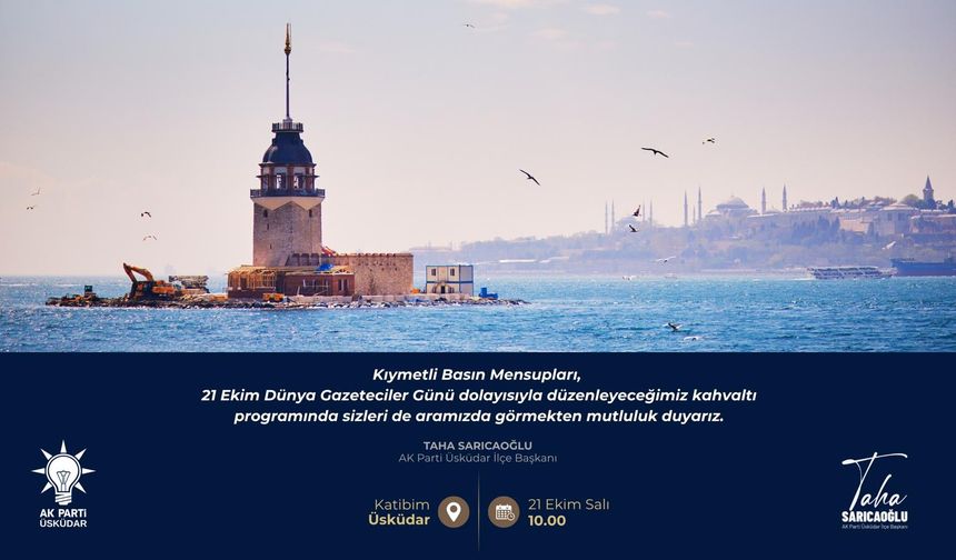 Ak Parti Üsküdar’dan Basın Mensuplarına Kahvaltı Programı