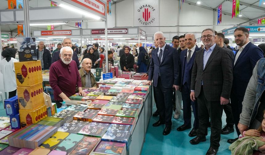 6. Ümraniye Kitap Fuarı Kapılarını Kitapseverlere Açtı