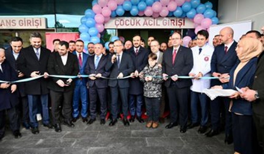 Çekmeköy Devlet Hastanesi’nde Çocuk Acil Servisi Hizmete Açıldı