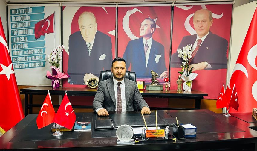 MHP Ümraniye İlçe Başkanlığına Murat Ali Kılıçarslan Atandı