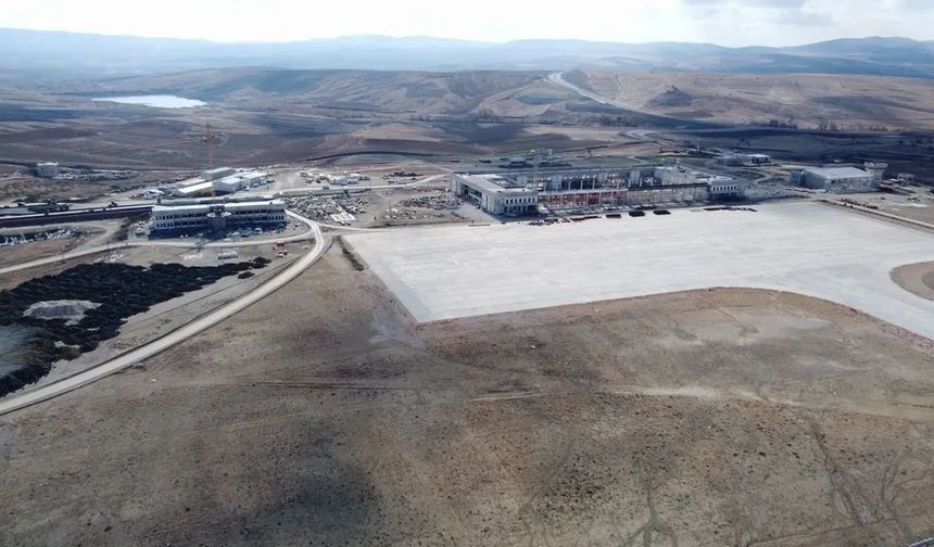 Yozgat Havalimanı’nda Çalışmalar Aralıksız Devam Ediyor